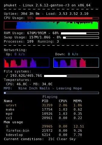 Laden Sie das Web-Tool oder die Web-App Conky herunter