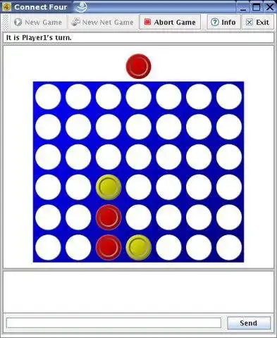 Unduh alat web atau aplikasi web Connect Four untuk dijalankan di Linux online