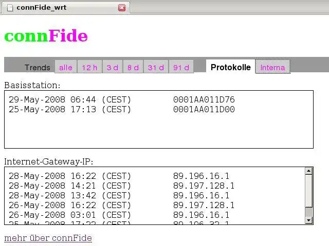 Download web tool or web app connFide
