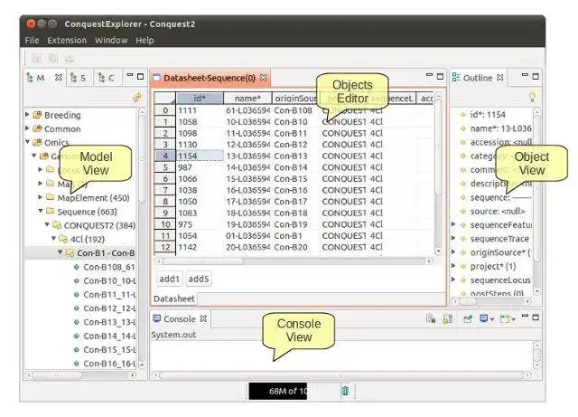 Download web tool or web app ConquestExplorer