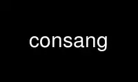 הפעל את consang בספק אירוח בחינם של OnWorks על אובונטו מקוון, פדורה מקוון, אמולטור מקוון של Windows או אמולטור מקוון של MAC OS