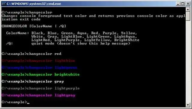 Download web tool or web app Console color changer
