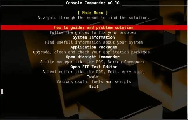 Download web tool or web app console commander