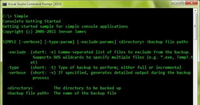 Télécharger l'outil Web ou l'application Web ConsoleFx Commandline Processing Library