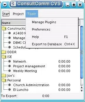 Download webtool of webapp ConsultComm Project Timekeeper