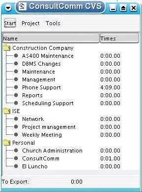 Unduh alat web atau aplikasi web ConsultComm Project Timekeeper