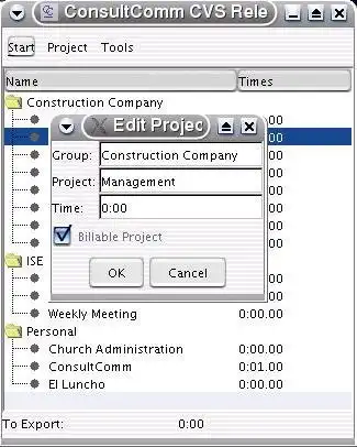 ดาวน์โหลดเครื่องมือเว็บหรือเว็บแอป ConsultComm Project Timekeeper