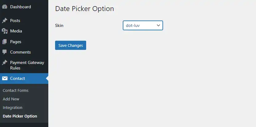 Download web tool or web app Contact Form 7 Datepicker