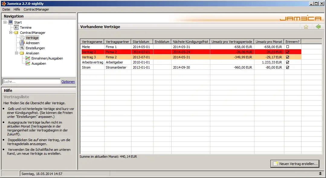 Download web tool or web app ContractManager