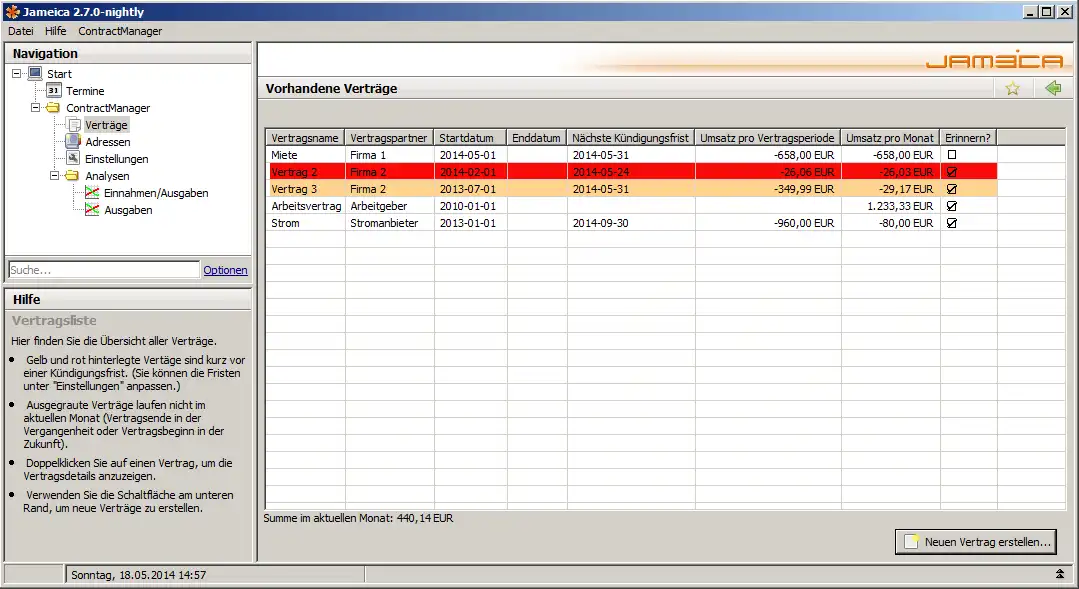 Laden Sie das Web-Tool oder die Web-App ContractManager herunter