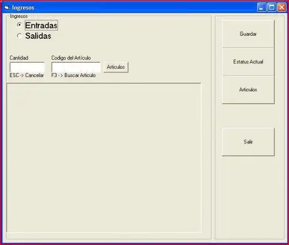 Download web tool or web app Control Basico de Inventarios 