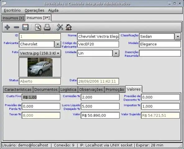 Descargar herramienta web o aplicación web Controle Integrado Administrativo - ERP