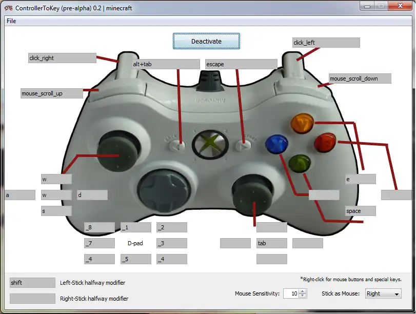 Download web tool or web app ControllerToKeys to run in Linux online