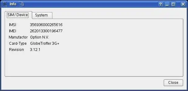 Download web tool or web app control/monitor your UMTS card