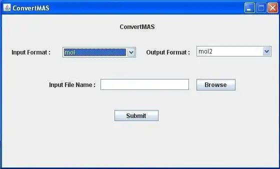 Download webtool of webapp ConvertMAS