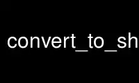 Voer convert_to_should_syntax uit in de gratis hostingprovider van OnWorks via Ubuntu Online, Fedora Online, Windows online emulator of MAC OS online emulator