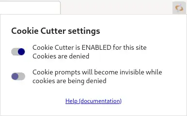 دانلود ابزار وب یا برنامه وب Cookie Cutter GDPR Auto Deny