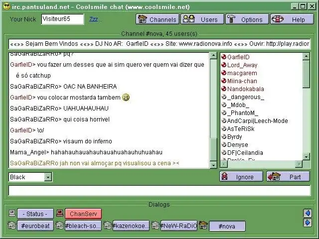Download web tool or web app Coolsmile IRC Client
