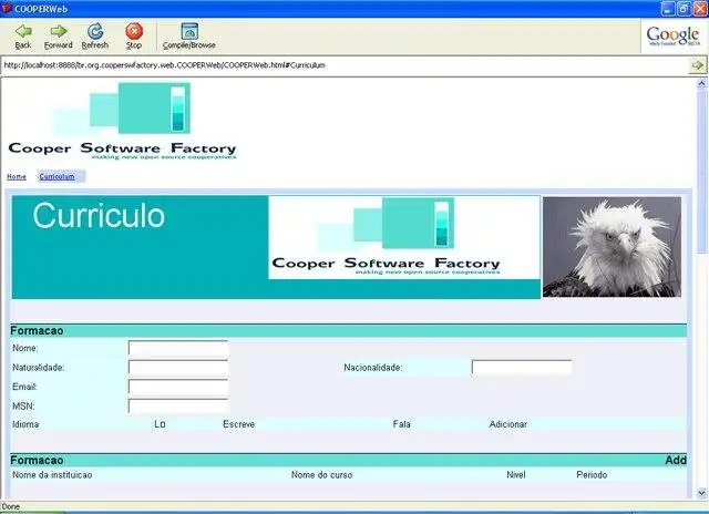 Download web tool or web app Cooper Web Software Factory