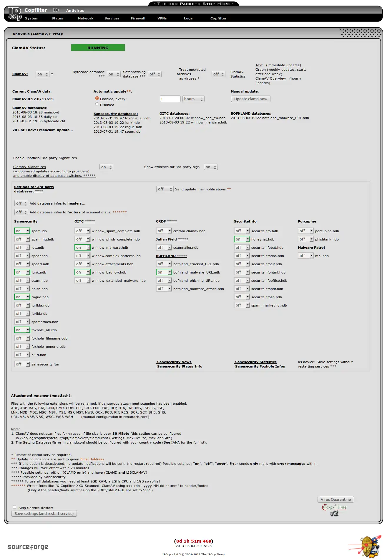 Download web tool or web app Copfilter