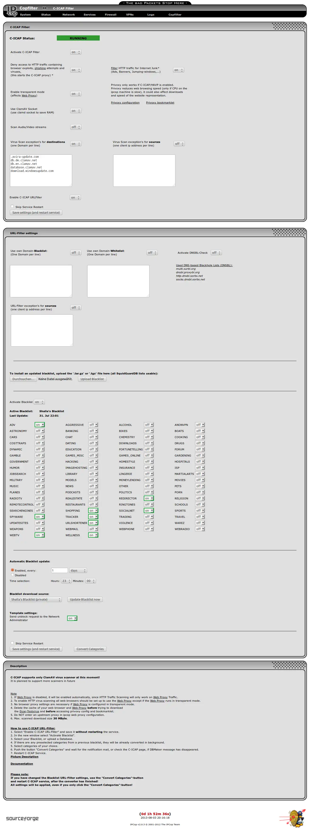 Download web tool or web app Copfilter