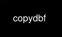 Execute copydbf no provedor de hospedagem gratuita OnWorks no Ubuntu Online, Fedora Online, emulador online do Windows ou emulador online do MAC OS
