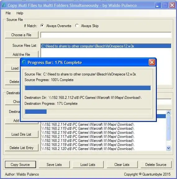 Download web tool or web app Copy Multi Files to Multi Directories