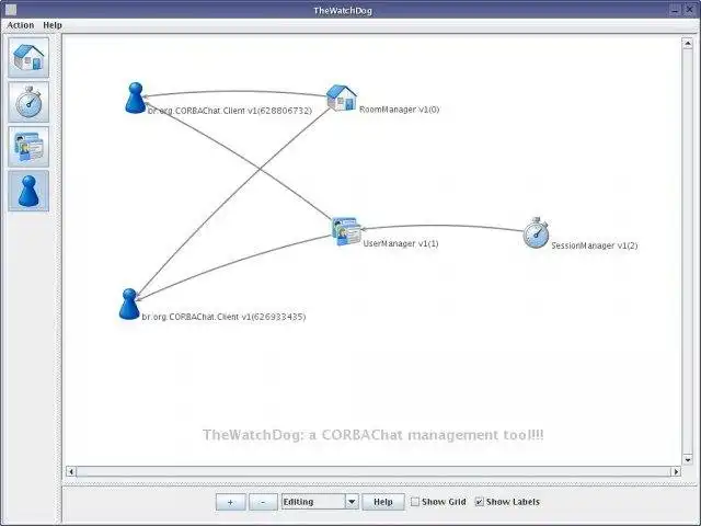 Web ツールまたは Web アプリ CORBAChat をダウンロードする