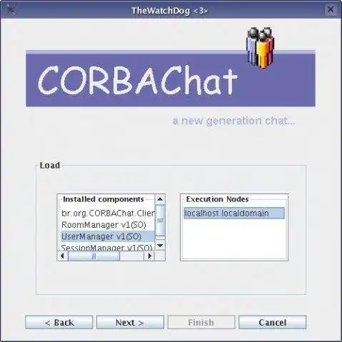 Web ツールまたは Web アプリ CORBAChat をダウンロードする