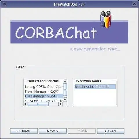 قم بتنزيل أداة الويب أو تطبيق الويب CORBAChat