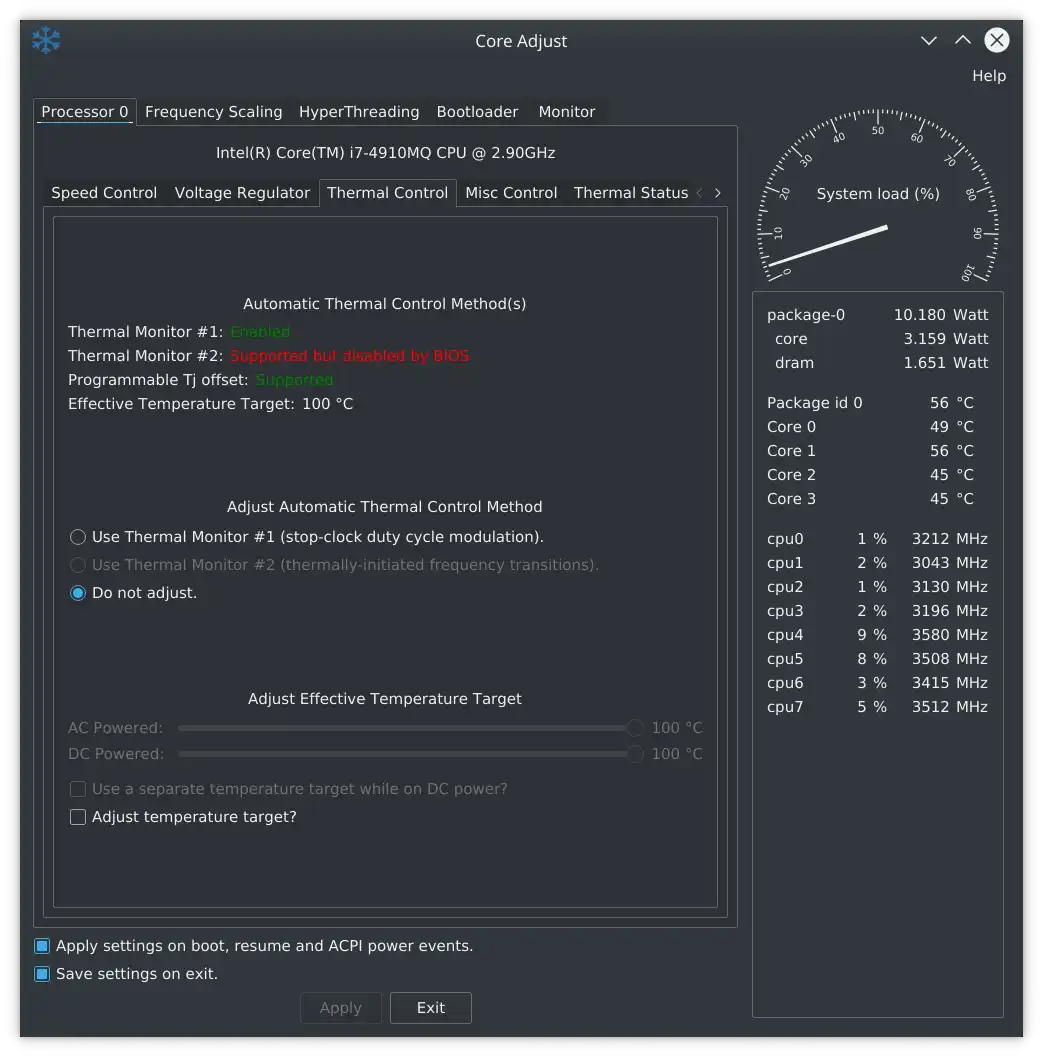 Download web tool or web app Core Adjust