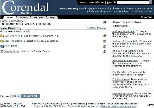 Download web tool or web app Corendal DocSide