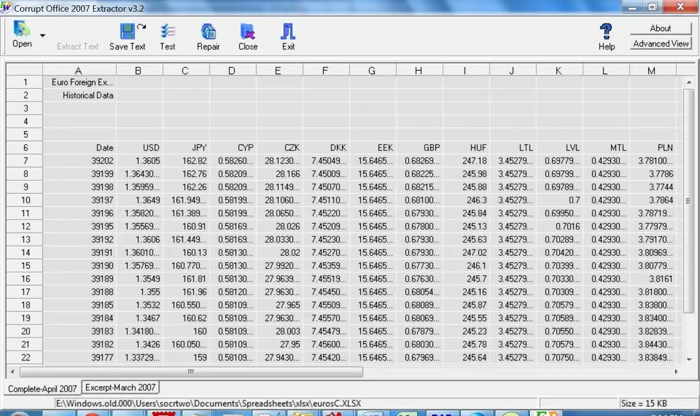 قم بتنزيل أداة الويب أو تطبيق الويب Corrupt Extractor لـ Microsoft Office