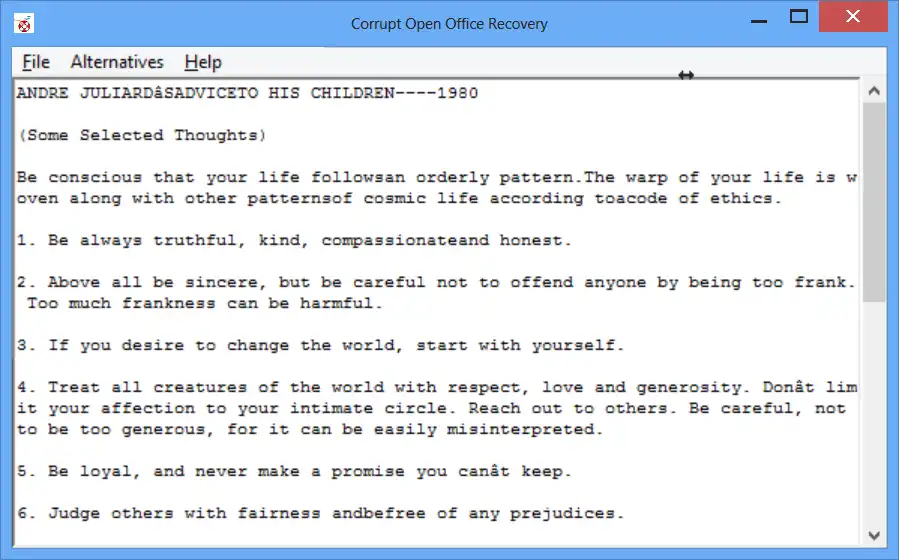 Mag-download ng web tool o web app ng Corrupt Open Office Recovery