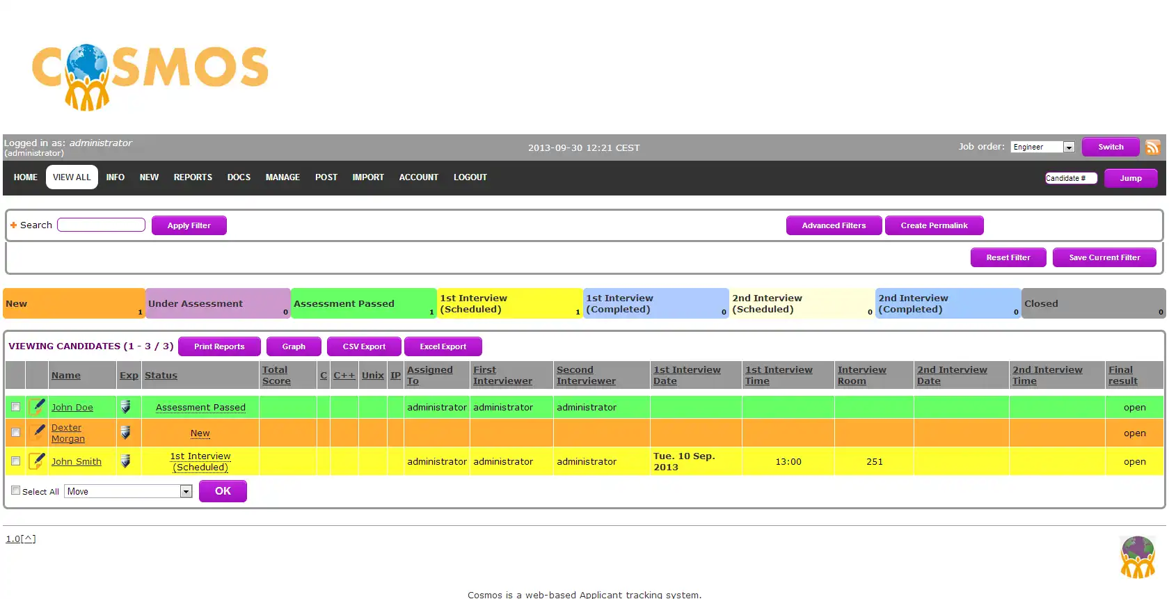 Download web tool or web app Cosmos