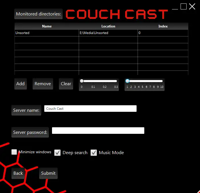Download web tool or web app Couch Cast Media Server