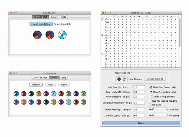 Download web tool or web app Coulson Plot Generator