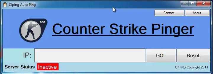 Download web tool or web app Counter Strike Pinger to run in Linux online