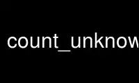 Uruchom count_unknown_ext w darmowym dostawcy hostingu OnWorks przez Ubuntu Online, Fedora Online, emulator online Windows lub emulator online MAC OS