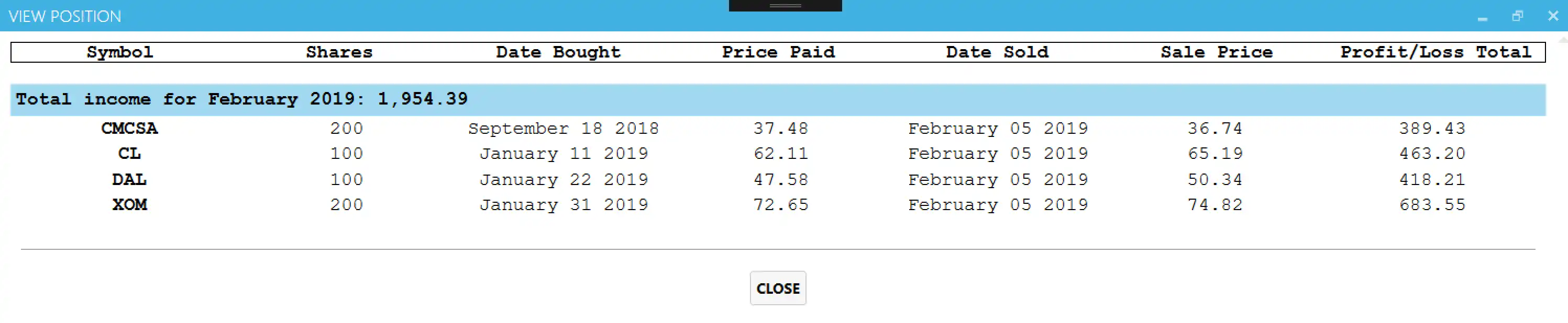 Download web tool or web app Covered Call Portfolio