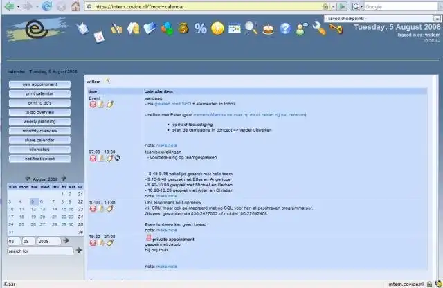 Download web tool or web app Covide CRM OS