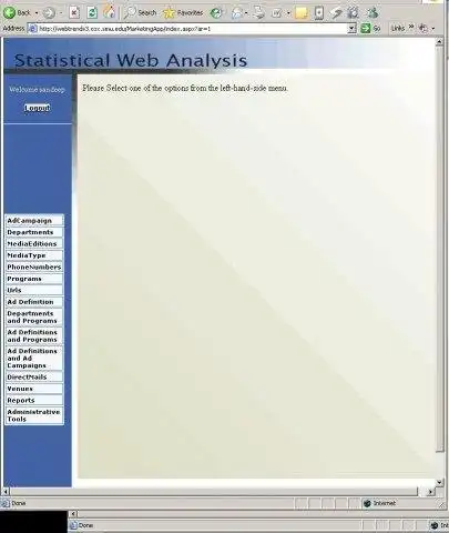 Download webtool of webapp CoxMarketingTracker