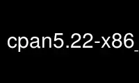Ejecute cpan5.22-x86_64-linux-gnu en el proveedor de alojamiento gratuito de OnWorks a través de Ubuntu Online, Fedora Online, emulador en línea de Windows o emulador en línea de MAC OS
