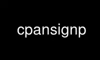 Запустите cpansignp в бесплатном хостинг-провайдере OnWorks через Ubuntu Online, Fedora Online, онлайн-эмулятор Windows или онлайн-эмулятор MAC OS