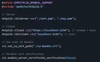 웹 도구 또는 웹 앱 cpp-httplib 다운로드