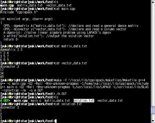 Download web tool or web app CPPLapack