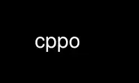 ແລ່ນ cppo ໃນ OnWorks ຜູ້ໃຫ້ບໍລິການໂຮດຕິ້ງຟຣີຜ່ານ Ubuntu Online, Fedora Online, Windows online emulator ຫຼື MAC OS online emulator