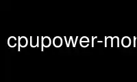 Запустите cpupower-monitor в провайдере бесплатного хостинга OnWorks через Ubuntu Online, Fedora Online, онлайн-эмулятор Windows или онлайн-эмулятор MAC OS