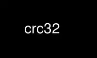 Run crc32 in OnWorks free hosting provider over Ubuntu Online, Fedora Online, Windows online emulator or MAC OS online emulator