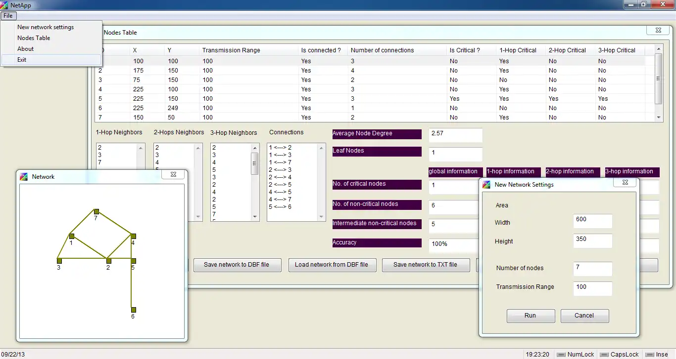 Download web tool or web app Critical Nodes